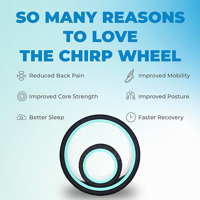 Chirp Wheel Foam Roller - Targeted Back Foam