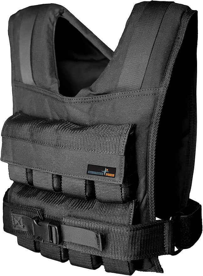 Weighted Vest 6lb, 10lb, 12lb, 25lb, 35lb, 45lb, 60lb Removable Iron Weights for Men and Women Workout for Calisthenics and Fitness Sport Training