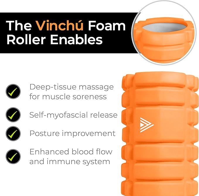 The Vinchu Foam Roller - Deep Tissue Massage