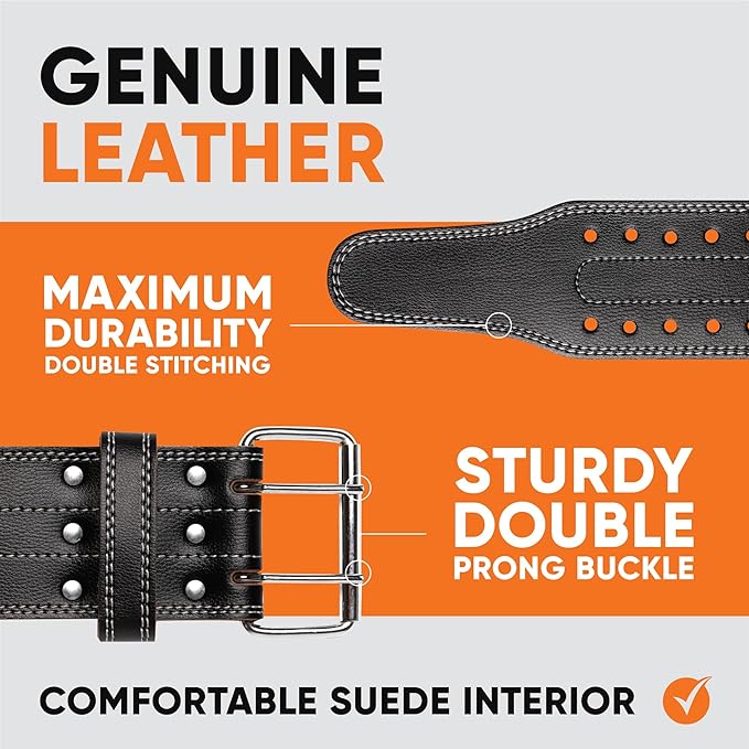 Weight Lifting Belt (5mm Thick) - Leather Weight