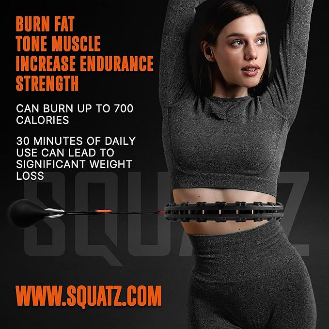 SQUATZ Exercise Hula Hoop for Adults Weight Loss