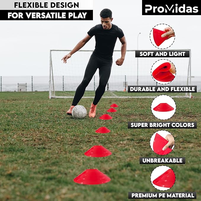 Soccer Cones for Training - (24 50 & 100 Pcs)