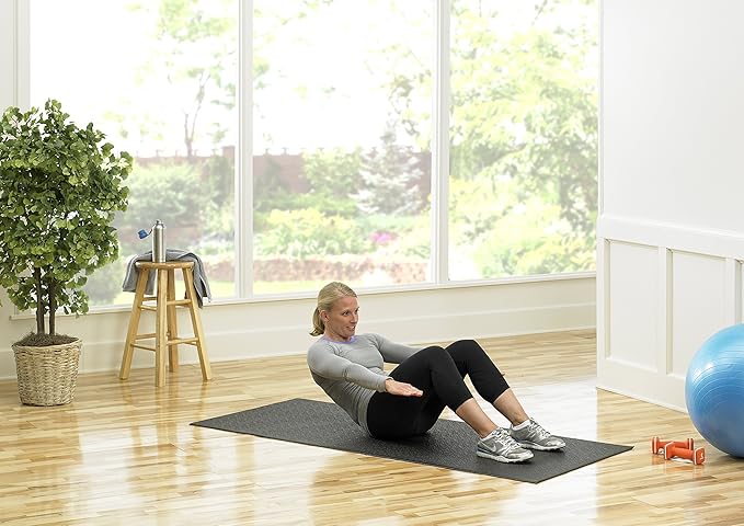 SuperMats Made in U.S.A. for Indoor Cycles Recumbent Bikes Upright Exercise Bikes and Steppers