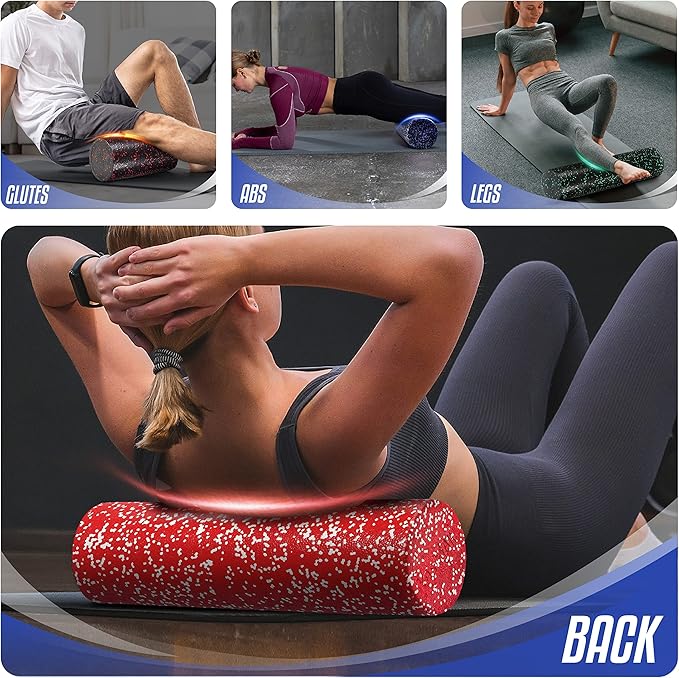 Yes4All High-Density Foam Roller for Back Pain Relief 12, 18, 18, 24, 24, 36 36 inch
