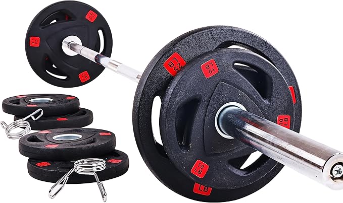 Signature Fitness Olympic 2-Inch Cast Iron Plate Weight