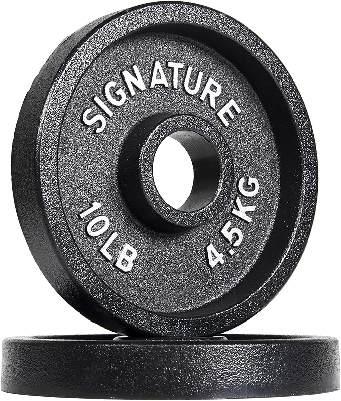Signature Fitness Deep Dish 2-Inch Olympic Cast Iron