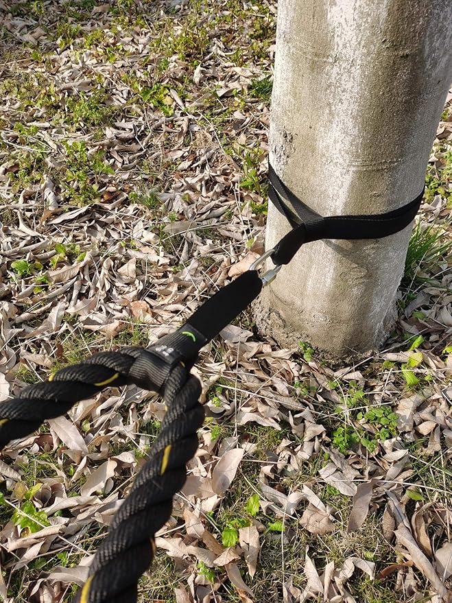 J Bryant Fitness Extra Length Outdoor Battle Rope 19" | 31" | 59" Length