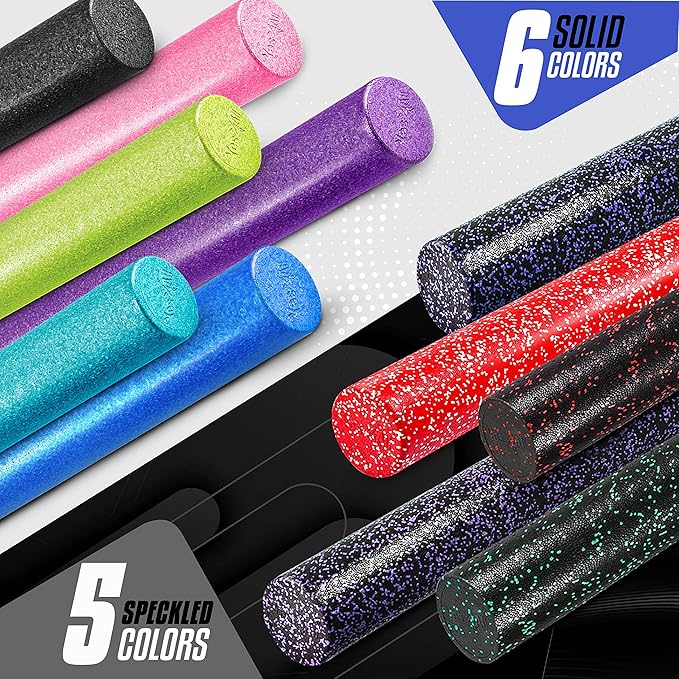 Yes4All High-Density Foam Roller for Back Pain Relief 12, 18, 18, 24, 24, 36 36 inch