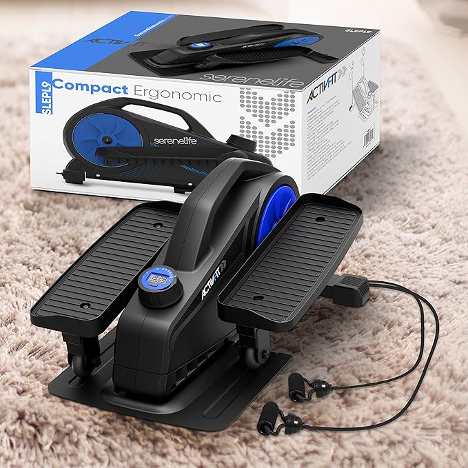 SereneLifeStanding Vibration Fitness Machine - Vibrating Platform Exercise & Workout Trainer with Adjustable Speed