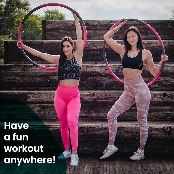 Weighted Hula Hoop for Adults - Fat Burning (3 pounds)