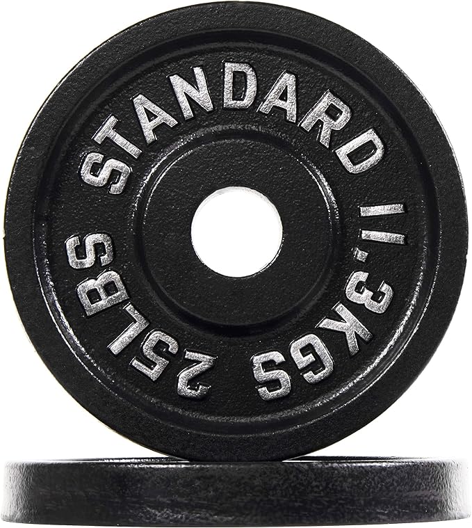 Signature Fitness Olympic Cast Iron Plate for Strength