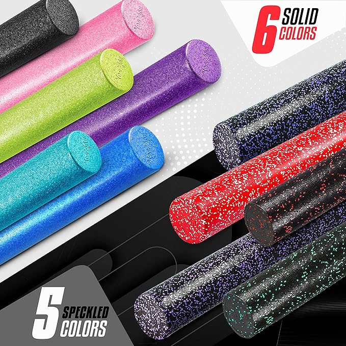 Yes4All High-Density Foam Roller for Back Pain Relief 12, 18, 18, 24, 24, 36 36 inch