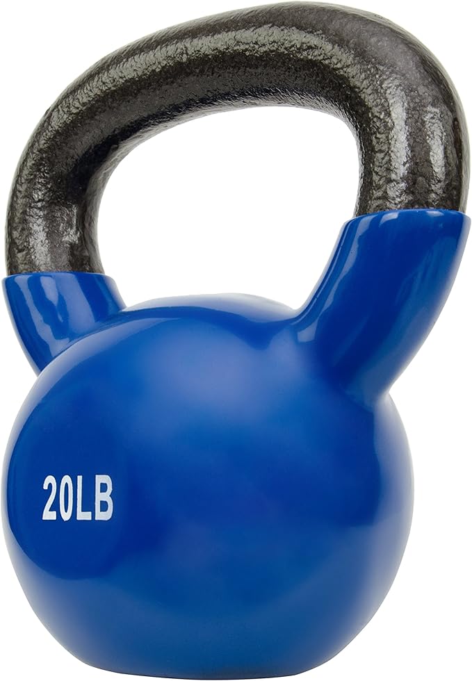 Sunny Health & Fitness Vinyl Coated Kettlebell