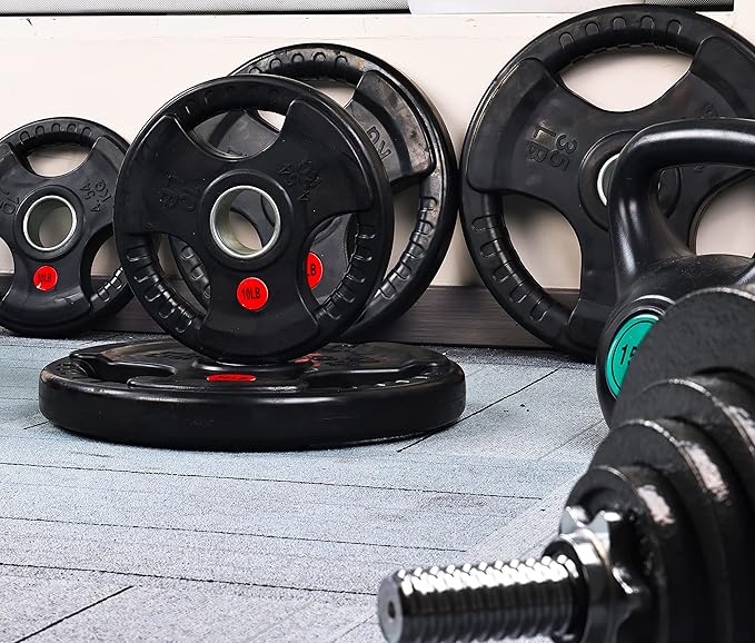 Signature Fitness Olympic Cast Iron Plate for Strength
