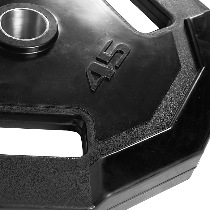 CAP Barbell 12-Sided Rubber Olympic Grip Weight Plates