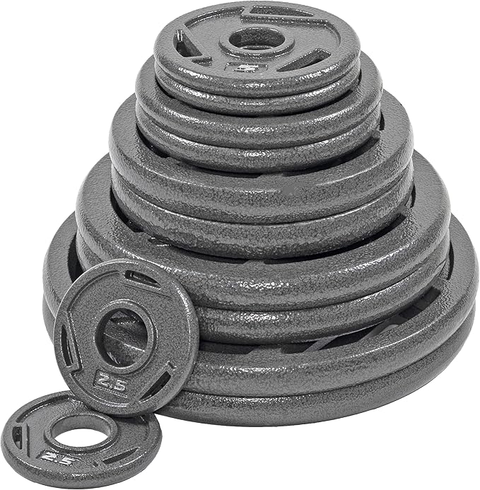 Signature Fitness Olympic 2-Inch Cast Iron Plate Weight