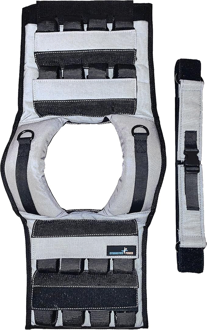 Weighted Vest 6lb, 10lb, 12lb, 25lb, 35lb, 45lb, 60lb Removable Iron Weights for Men and Women Workout for Calisthenics and Fitness Sport Training