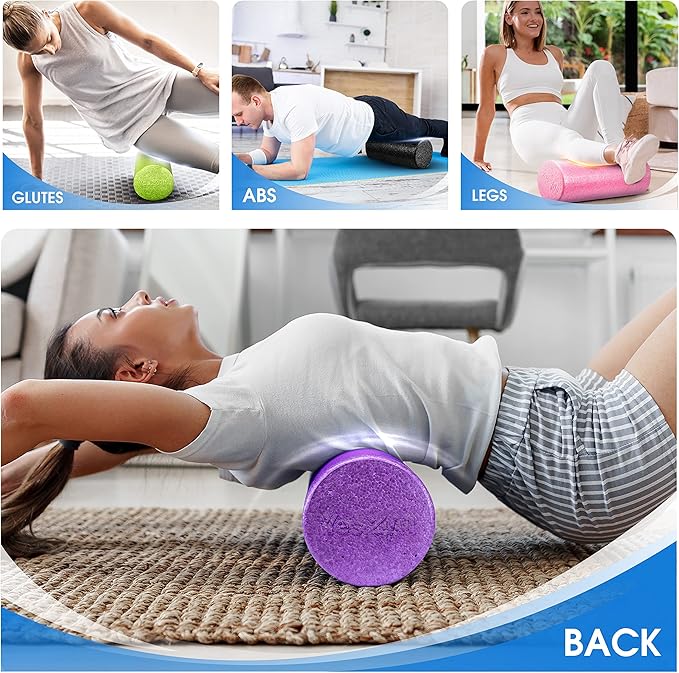 Yes4All High-Density Foam Roller for Back Pain Relief 12, 18, 18, 24, 24, 36 36 inch