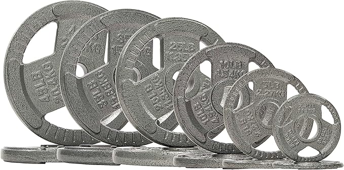 Signature Fitness Olympic 2-Inch Cast Iron Plate Weight