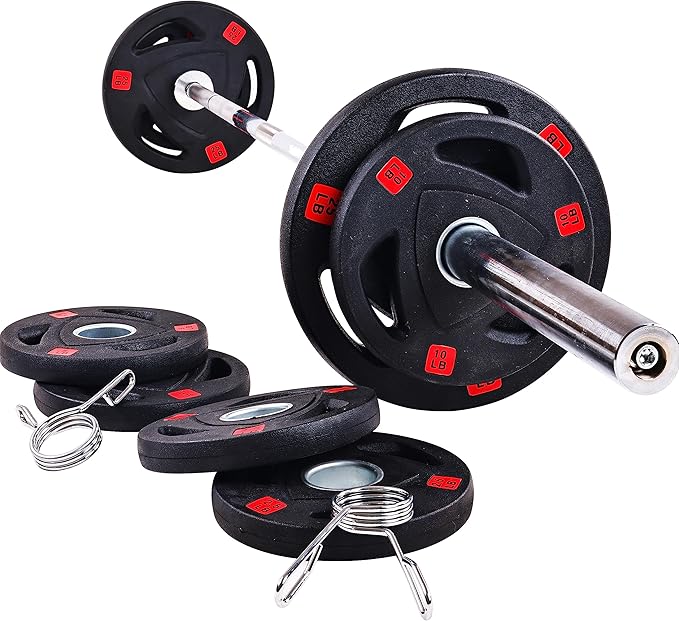 Signature Fitness Olympic 2-Inch Cast Iron Plate Weight
