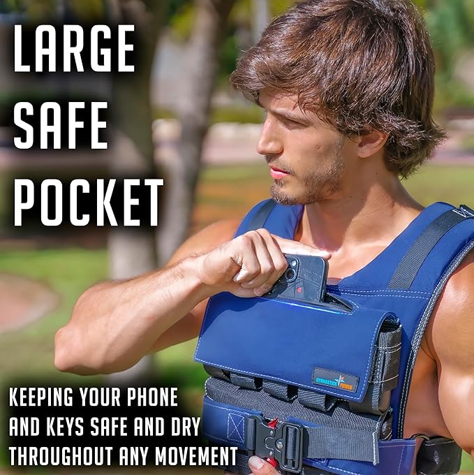 Weighted Vest 6lb, 10lb, 12lb, 25lb, 35lb, 45lb, 60lb Removable Iron Weights for Men and Women Workout for Calisthenics and Fitness Sport Training