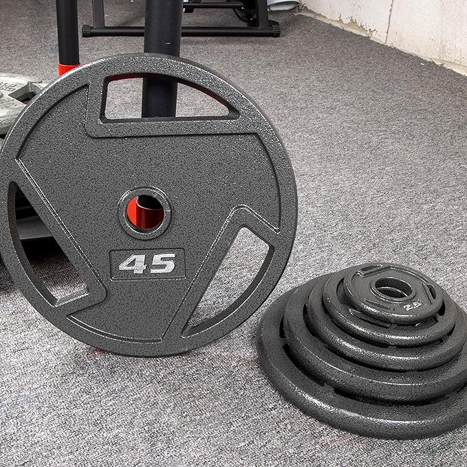 Signature Fitness Olympic 2-Inch Cast Iron Plate Weight