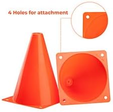 CARTMAN Plastic Training Cones (Set of 12/24 Pack 9" or 12/24 Pack 7" or 12/24 Pack