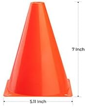 CARTMAN Plastic Training Cones (Set of 12/24 Pack 9" or 12/24 Pack 7" or 12/24 Pack