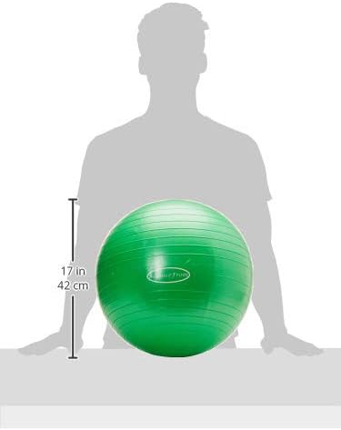 Anti-Burst and Slip Resistant Exercise Ball Yoga Ball 2,000-Pound Capacity,