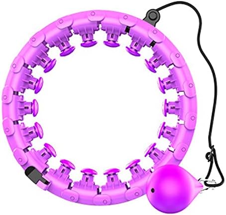 Smart Weighted Hoola Fitness Hoops for Adults Weight Loss 24 Detachable 2 in 1 Adomen