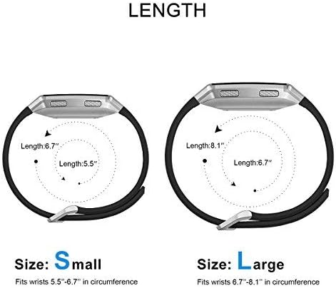 Compatible Ionic Bands for Men Women Large Small, Replacement Strap Sport Accessory Wristband with Original Design for Ionic Smart Watch