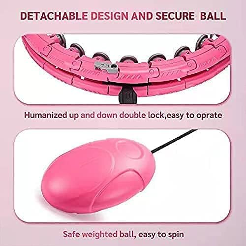 Smart Weighted Hula Hoop 3-in-1 Quick 24 Detachable (33"-46")