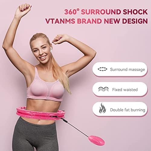 Smart Weighted Hula Hoop 3-in-1 Quick 24 Detachable (33"-46")