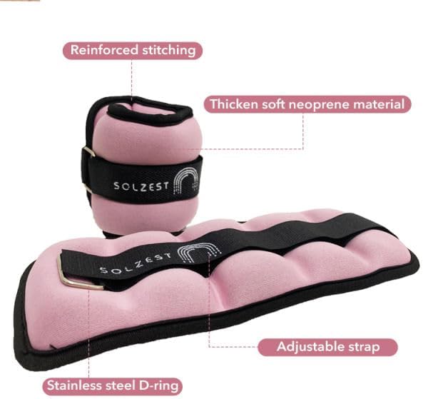Fitness Ankle and Wrist Weighted 2 LB Set