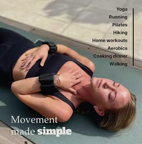Premium & Versatile, Weights for Women at Home, At Home Workout Equipment, Pesas para Ejercicios, Weights for Men, WeightsSet, YogaSets, Ankle Weights, Arm Weights, Fitness Gifts, Pilates Gifts, Wrist & Ankle Weights- Set of 2(1LB Each)