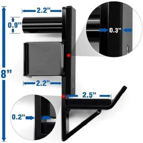 Yes4All Power Rack Accessories J-Hooks 2x2 2x2 and 2x2 /