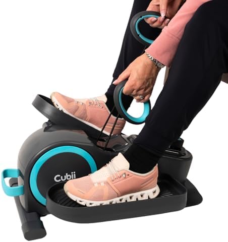 Cubii Total Body - Compact 2-in-1 Elliptical with 12 Resistance Levels, Low-Impact Cardio & Strength Training with an Ergonomic Pulley System for a Full-Body Workout - Adult to Senior