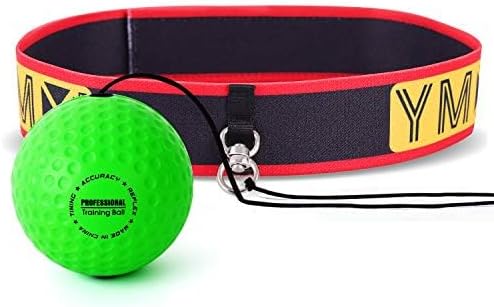Ultimate Reflex Ball Set - 4 React Reflex Ball Plus 2 Adjustable Headband, Great for Reflex, Timing, Accuracy, Focus and Hand Eye Coordination Training for Boxing, MMA and Krav Mega