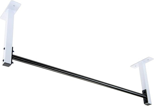 Ultimate Body Press Ceiling Mount Pull Up Bar 8 Foot 48” Straight 14” Risers, 16”and 24” 24” Joist 450lbs, USA