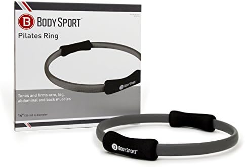 Body Sport Pilates Ring with Foam Padded Grips