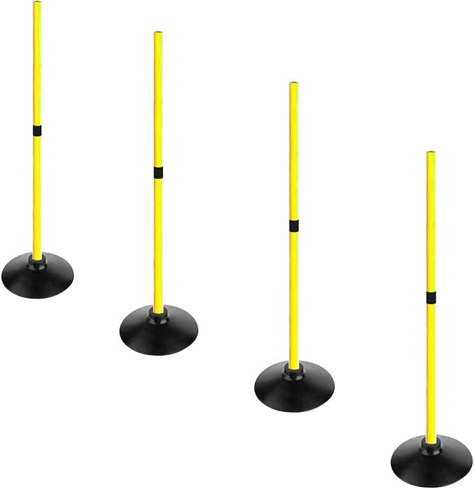 Soccer Agility Poles Set Detachable Sports Trainning Speed