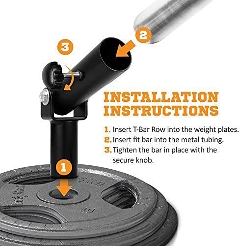 Elite Heavy Duty T-Bar Row Olympic Bars - 2-inch Olympic