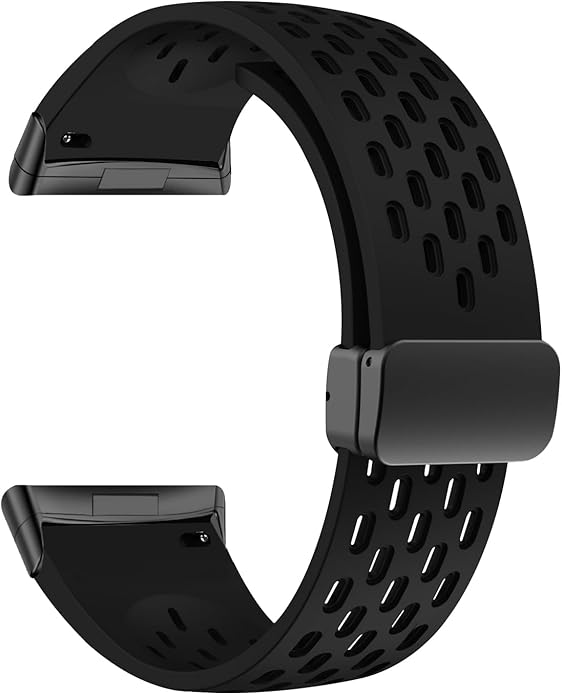 Magnetic Anti Sweat Sport Band Compatible for Fitbit 2/Fitbit Versa 4/Fitbit Sense/Fitbit 3, Waterproof