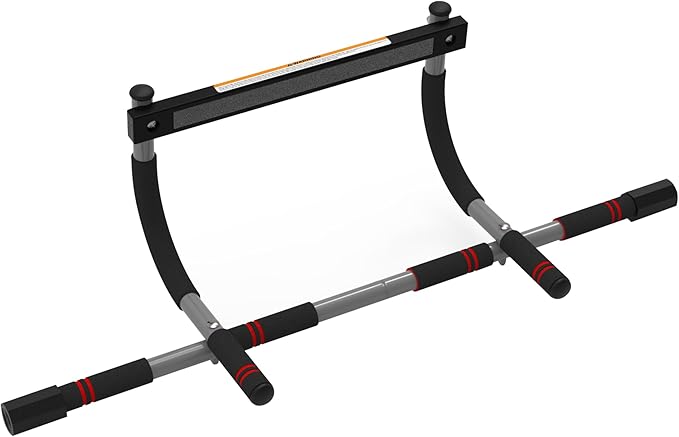 8 & 12-Grip Doorway Pull-Up Bar - Heavy-Duty