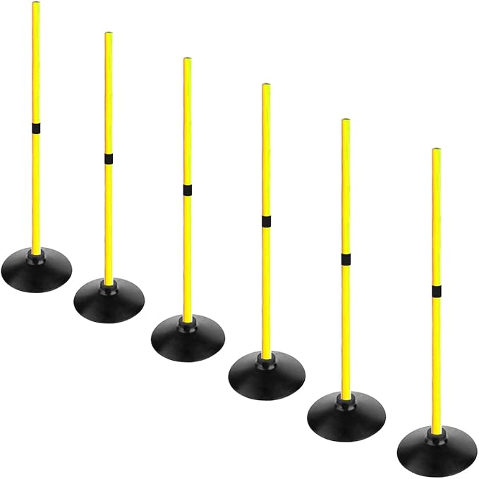 Soccer Agility Poles Set Detachable Sports Trainning Speed