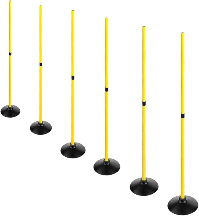 Soccer Agility Poles Set Detachable Sports Trainning Speed