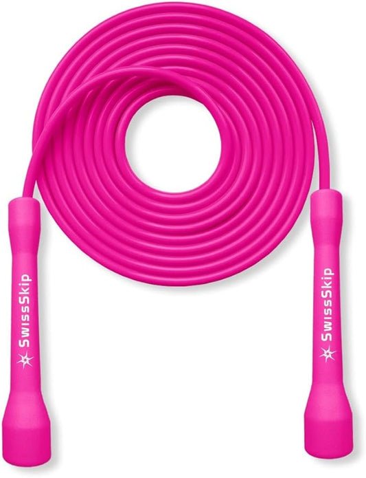 Speed Jump Rope by Dayan Kolev, 5mm PVC Skipping Rope, Great for Beginners and Advanced Athlets, Designed for Fitness, Cardio, Boxing & CrossFit, Adjustable length with Unbreakable Handles