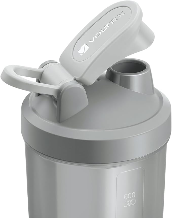 VOLTRX Protein Shaker Bottle, Merger USB C Rechargeable Electric Protein Shake Mixer, Shaker Cups for Protein Shakes and Meal Replacement Shakes, BPA Free, 24oz