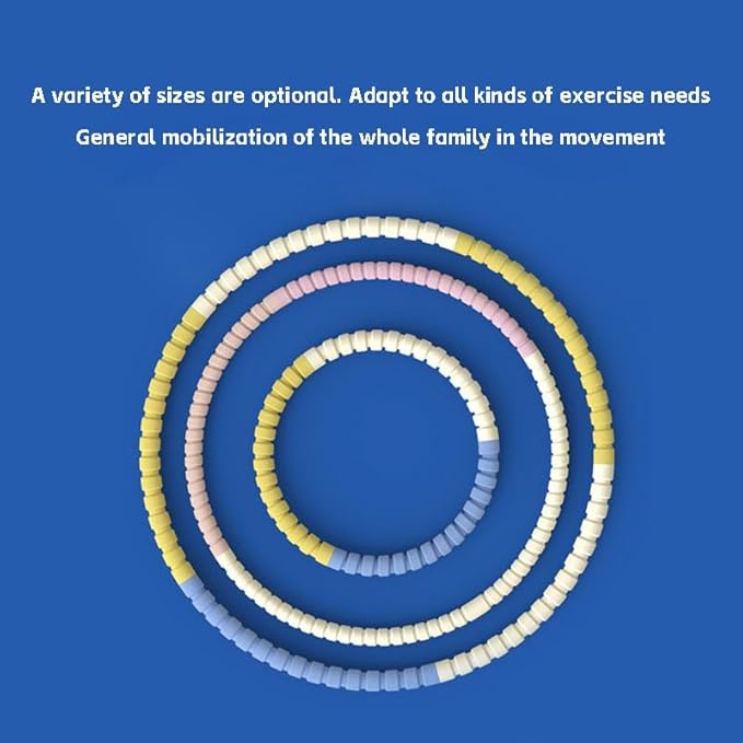 Fitness exercise weighted hoop: exercise hoop
