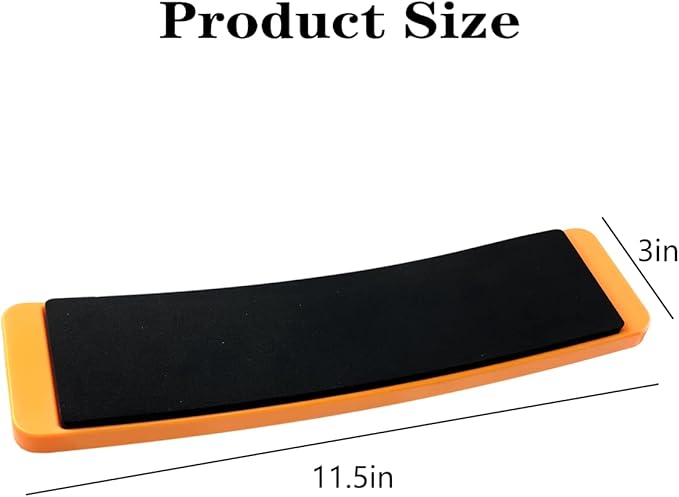 Turn Board,Spin Board for Dance Turn and Skating Balance Training,Orange Rectangular Turn Board for Training Ballet Dancers,Ice Skaters and Gymnasts in Balance and Turning-0